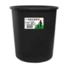 小名家垃圾桶/21x22cm/黑 圖片