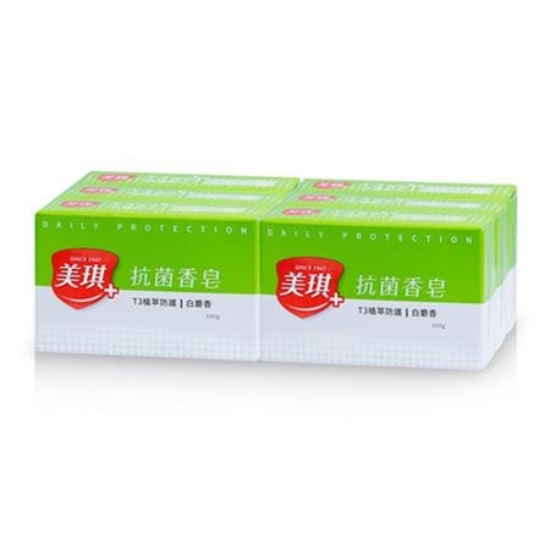 美琪抗菌香皂/100g/白麝香/六入/組 圖片