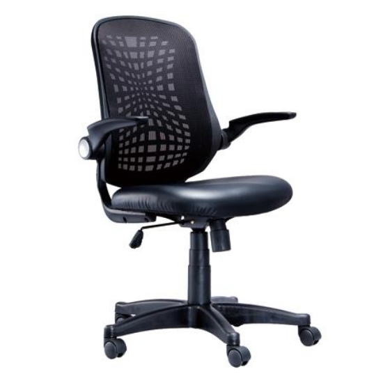 EASY網背皮座墊辦公椅/CAT-62P/黑(限送桃園以北) 圖片