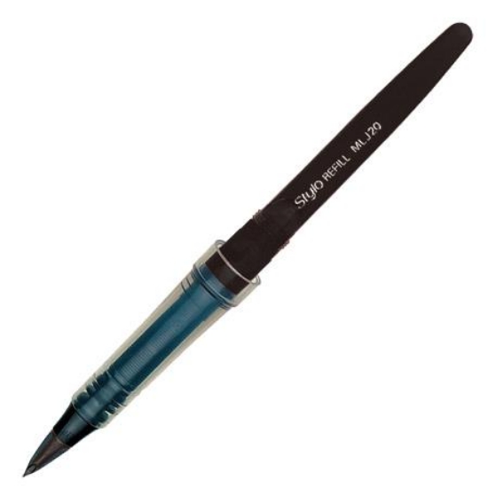 飛龍Pentel塑膠鋼筆卡式墨水管MLJ-20A/黑 圖片