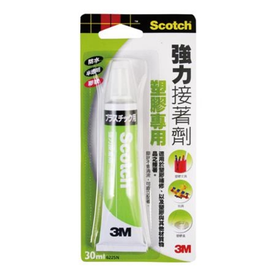 3M Scotch強力接著劑/6225-R/塑膠專用/30ml 圖片