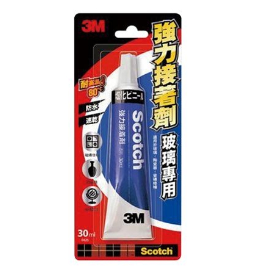 3M Scotch強力接著劑/6425/玻璃專用/30ml 圖片