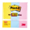 3M Post-it利貼狠黏便條紙/631S-3/25mmx75mm/黃+藍+粉 圖片