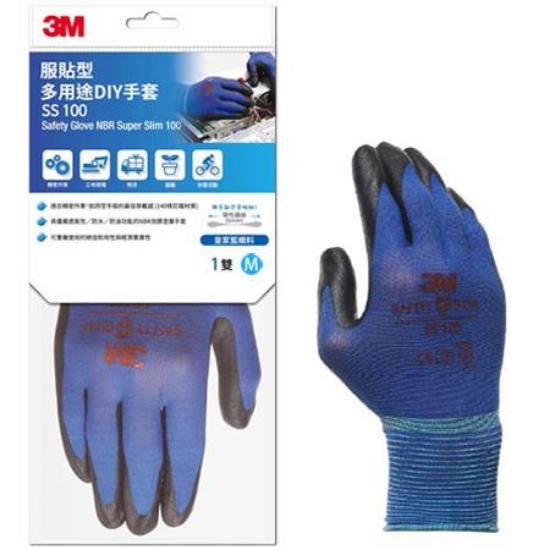 3M 服貼型DIY安全手套/SS-100M/M/雙 圖片