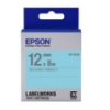 愛普生EPSON標籤帶/LK-4LAS/藍底灰字/12mmx8M 圖片