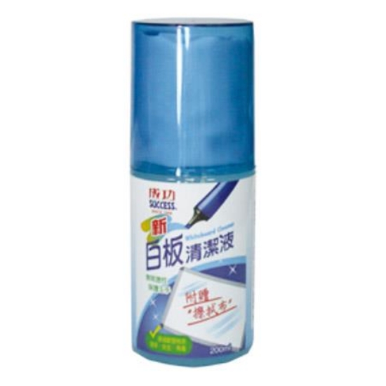 成功SUCCESS白板清潔液2009/大/200ml/贈擦拭布 圖片