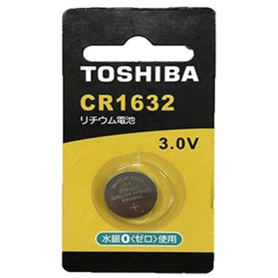 東芝TOSHIBA鈕扣電池/CR1632/1入/卡 圖片