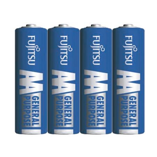 富士通Fujitsu GPTW3號碳鋅電池R6/收縮膜包/4顆/組 圖片