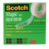 3M Scotch小管芯隱形膠帶/810-1/2吋/12mmx32.9M/紙盒/ 圖片