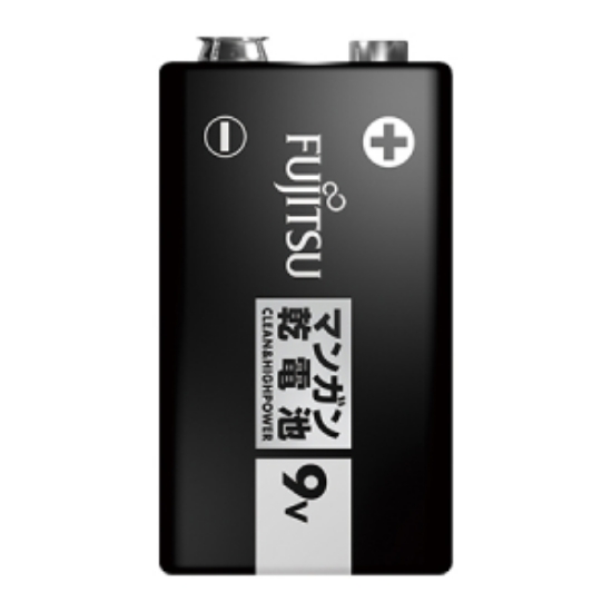 富士通Fujitsu 9V碳鋅電池/6F22U/收縮膜包/1顆/個 圖片