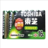 東芝TOSHIBA3號碳鋅環保綠電池/R6UG(M)/16入/組 圖片