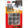 3M 傢俱防滑墊/F2503/黑色方型/25x25mm/9入/卡 圖片