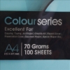 Dr.Paper多功能色影印紙/A4/70g/淺藍色/100張/包 圖片