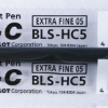 百樂PILOT超細鋼珠筆芯BLS-HC5-B/黑/0.5mm 圖片