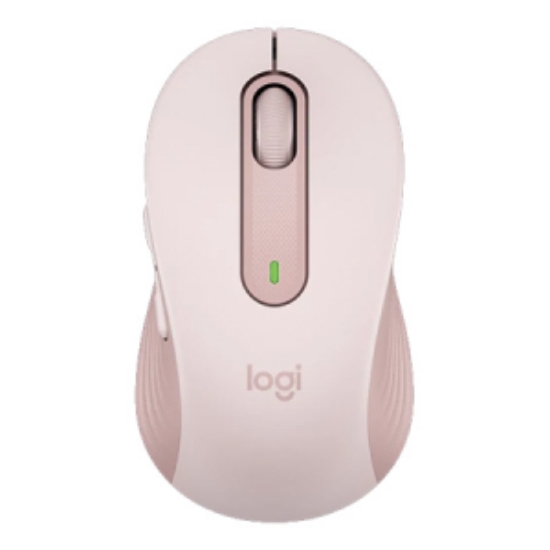 羅技Logitech 多工靜音無線滑鼠/M650/玫瑰粉 圖片