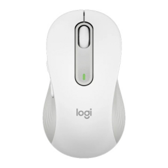 羅技Logitech 多工靜音無線滑鼠/M650/珍珠白 圖片