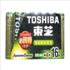 東芝TOSHIBA4號碳鋅環保綠電池/R03UG(M)/16入/組 圖片