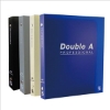 Double A辦公系列20孔筆記活頁夾/DAFF15012/25K/A5/黑 圖片