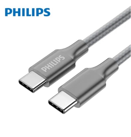 Philips Type C to Type C 充電線125cm -DLC4548C 圖片