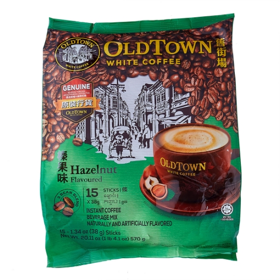舊街場三合一榛果味白咖啡(即溶咖啡飲品) 圖片