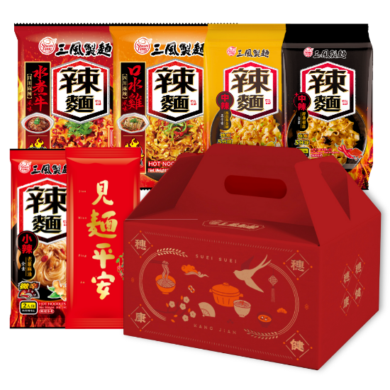 三風製麵-穗穗康健禮盒B款(6入) 圖片