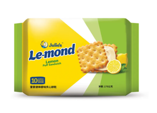 雷蒙德檸檬味夾心餅乾 圖片