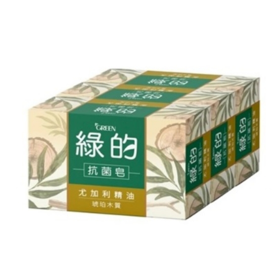 綠的抗菌皂-尤加利精油琥珀木質 圖片