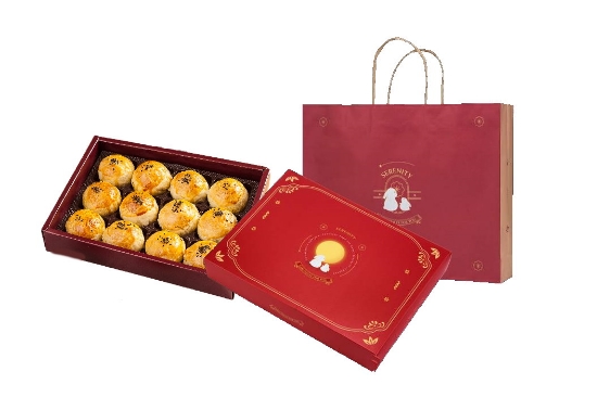 香樂-12入烏豆沙蛋黃酥禮盒 圖片