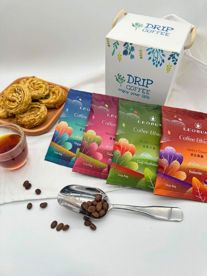 里昂布納-咖啡花綻手提禮盒 圖片