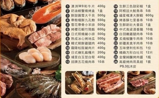 烤樂美-超澎派66大順餐烤肉組(8-10人) 圖片