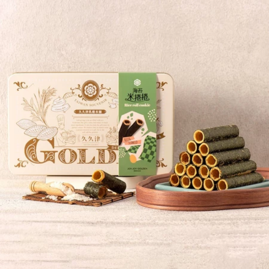 久久津-珍藏鐵盒-海苔米捲捲 圖片