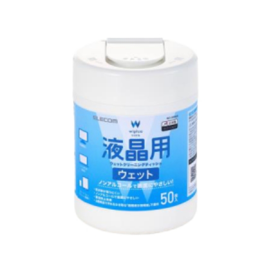 ELECOM無酒精液晶螢幕擦拭巾/v5/50P 圖片