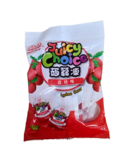 荔枝風味蒟蒻凍 圖片