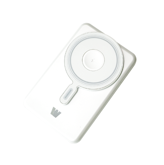 【Wephone】5in1磁吸無線多功能行動電5000mAh-白色 圖片