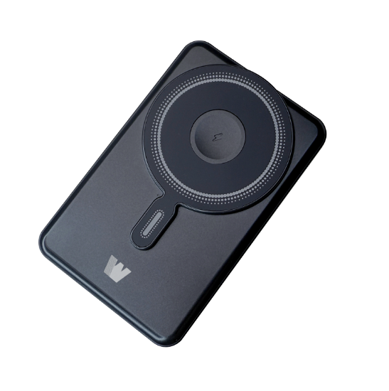 【Wephone】5in1磁吸無線多功能行動電5000mAh-黑色 圖片