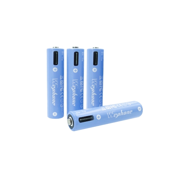 【Wephone】TYPE-C可充式鋰電池組-3A/4號電池 圖片