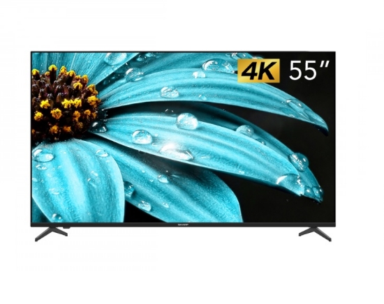 SHARP 55吋4K Google TV 連網液晶顯示器-4T-C55FJ1X 圖片