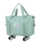 拖輪三層折疊手提袋 (綠) 圖片
