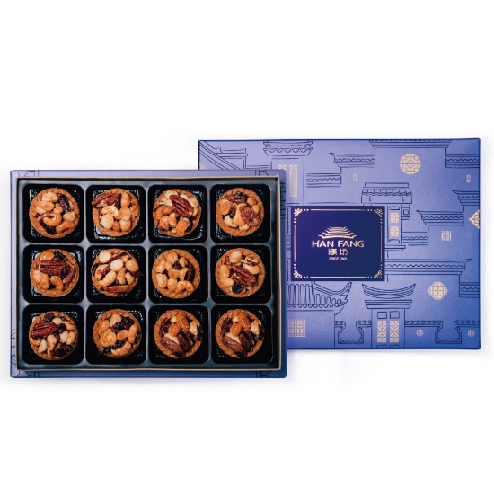 漢坊-臻饌頂級堅果塔12入禮盒 圖片