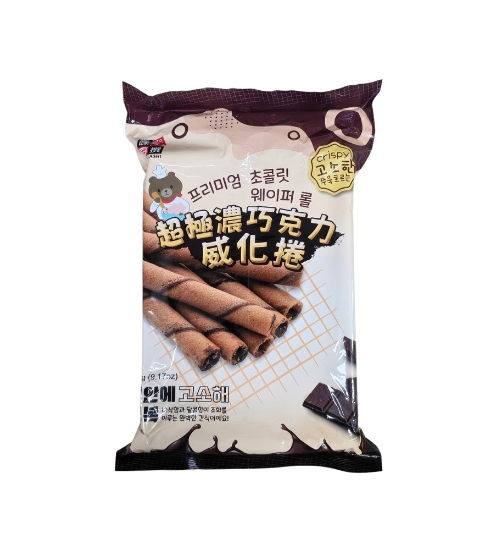 超極濃巧克力威化捲 圖片