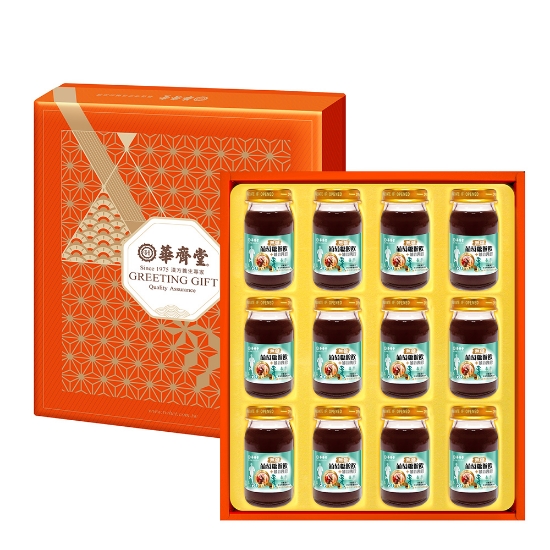 華齊堂-無糖葡萄糖胺龜鹿四珍飲禮盒 圖片