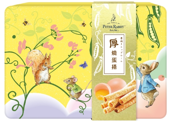 彼得兔-厚燒蛋捲禮盒 圖片