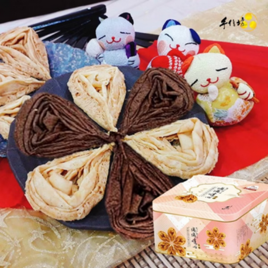 手信坊-滴滴噠心蛋捲禮盒(可可) 圖片