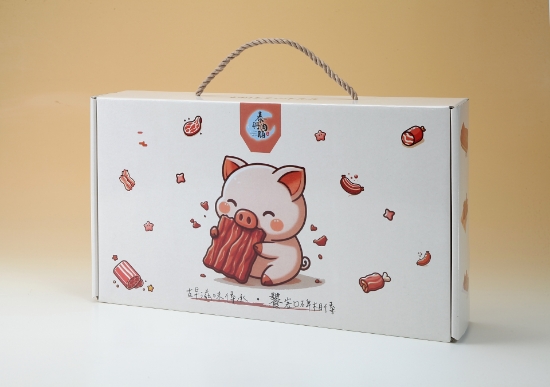 泰興肉脯-福氣招財豬禮盒(4入) 圖片