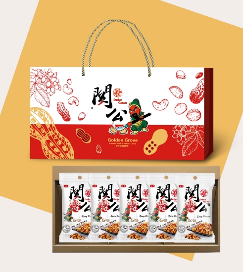 麻本舖-關麻辣花生禮盒 圖片