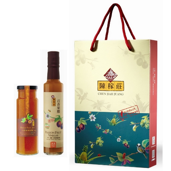 陳稼莊-經典百香果禮盒2品入B款 圖片