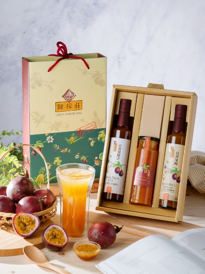 陳稼莊-經典百香果禮盒3品入 圖片