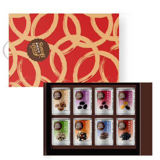 長青穀典-紅璽8入堅果禮盒 圖片