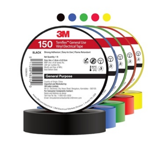 3M 電器絕緣膠帶(18mm*20M/白) 圖片