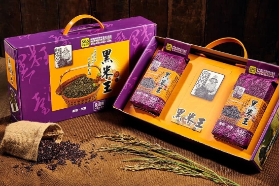 阿堂黑米-黑米王2入禮盒 圖片